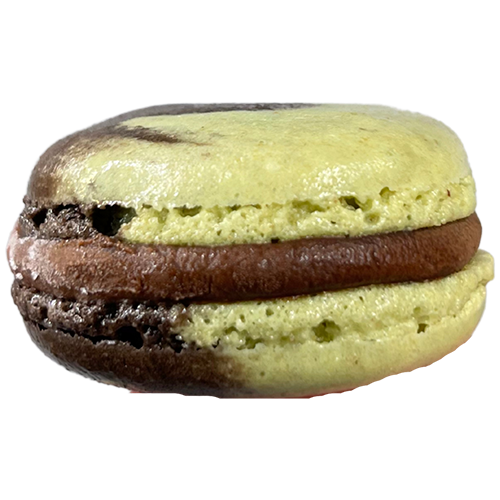 macaron CHOCOLAT NOIR MENTHE FRAICHE